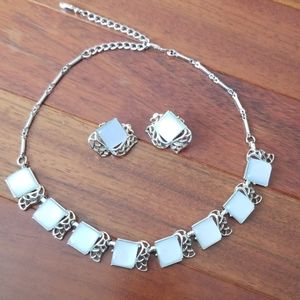 Vintage necklace and earrings